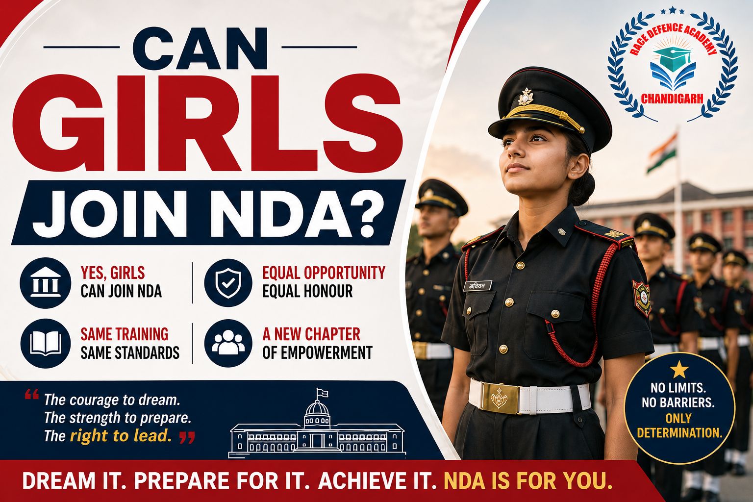 Can Girls Join NDA?